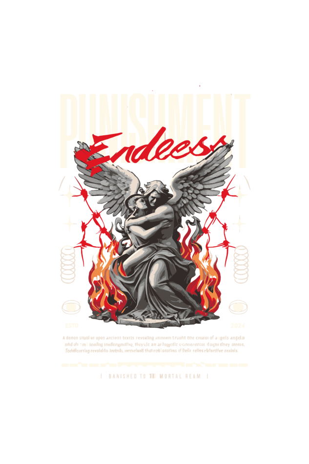 The Punishment Endless Angle Greek Design Hoodie