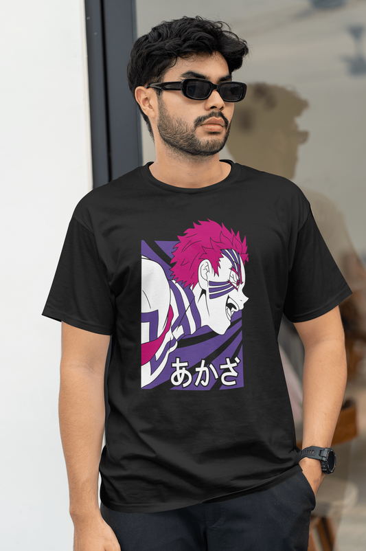Akaza Upper Rank 3 Oversized Demon Slayer T-Shirt